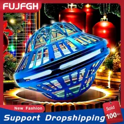 Flying Ball Boomerang Fly Toy Magic With LED Lights Drone Hover Ball Stress Release Flying Spinner Fidget Toys Kids Family Gifts