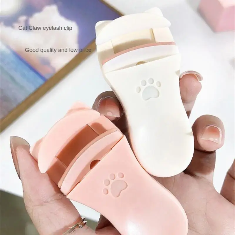 Cat Paw Eyelash Curler ไฟฟ้ามุมกว้างประเภท Lash Curler รวมท้องถิ่นประเภทน่ารักแต่งหน้า Applicator แหนบขนตา