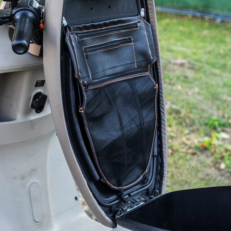 Popular Cycling Bag Motorcycle Seat Storage Black Antifouling  Resistant Material Electric Vehicle Scooter Bucket