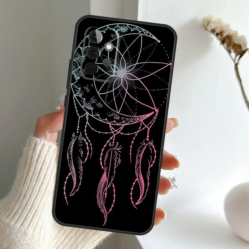 The Dream Catcher Mandala For Samsung Galaxy A51 A71 A12 A22 A32 A52 A72 A13 A23 A33 A54 A53 A34 A73 A21S A52S Phone Case