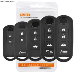 For MAZDA 2 3 5 6 CX-3 CX-5 CX-7 CX-9 Silicone Car Key Cover Remote Fob Case Sleeve 2 3 4 Buttons 2013 2015 2016 2017 2018 2019