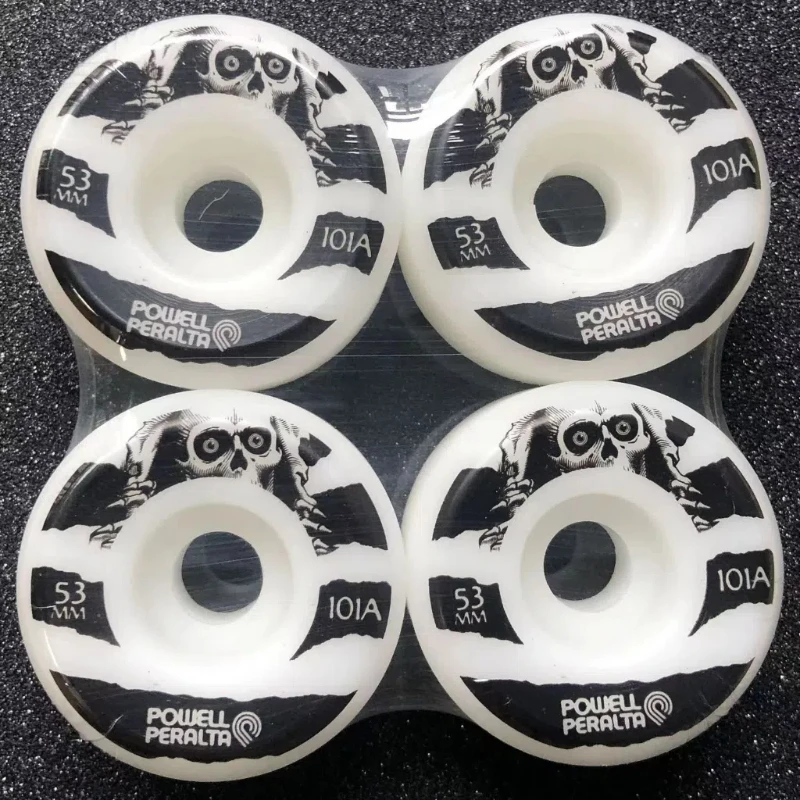 skateboard WHEEL 53MM 101A HARD PRO WHEEL Professional skateboard WHEEL Double-warped Four-WHEEL Almighty WHEEL