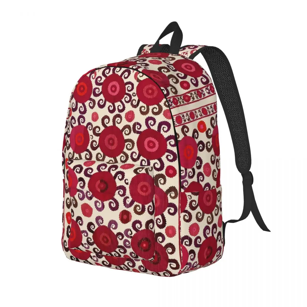 Samarkand Antique Southwest Uzbekistan Suzani Backpack Daypack Large Capacity Kids BookBag School Bag Shoulder Bags for