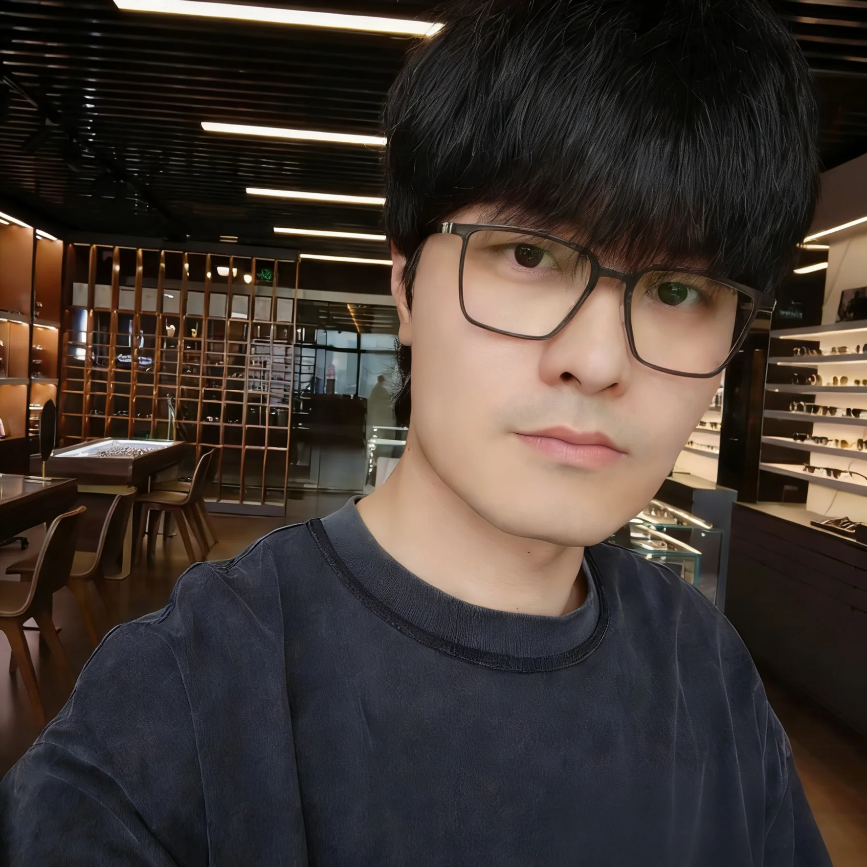 Ultralight Acetate Sqaure Eyeglasses Large Face Spectacles Men Titanium Retro Screwless Full Frame Glasses Wide Rim Eyewear 1844