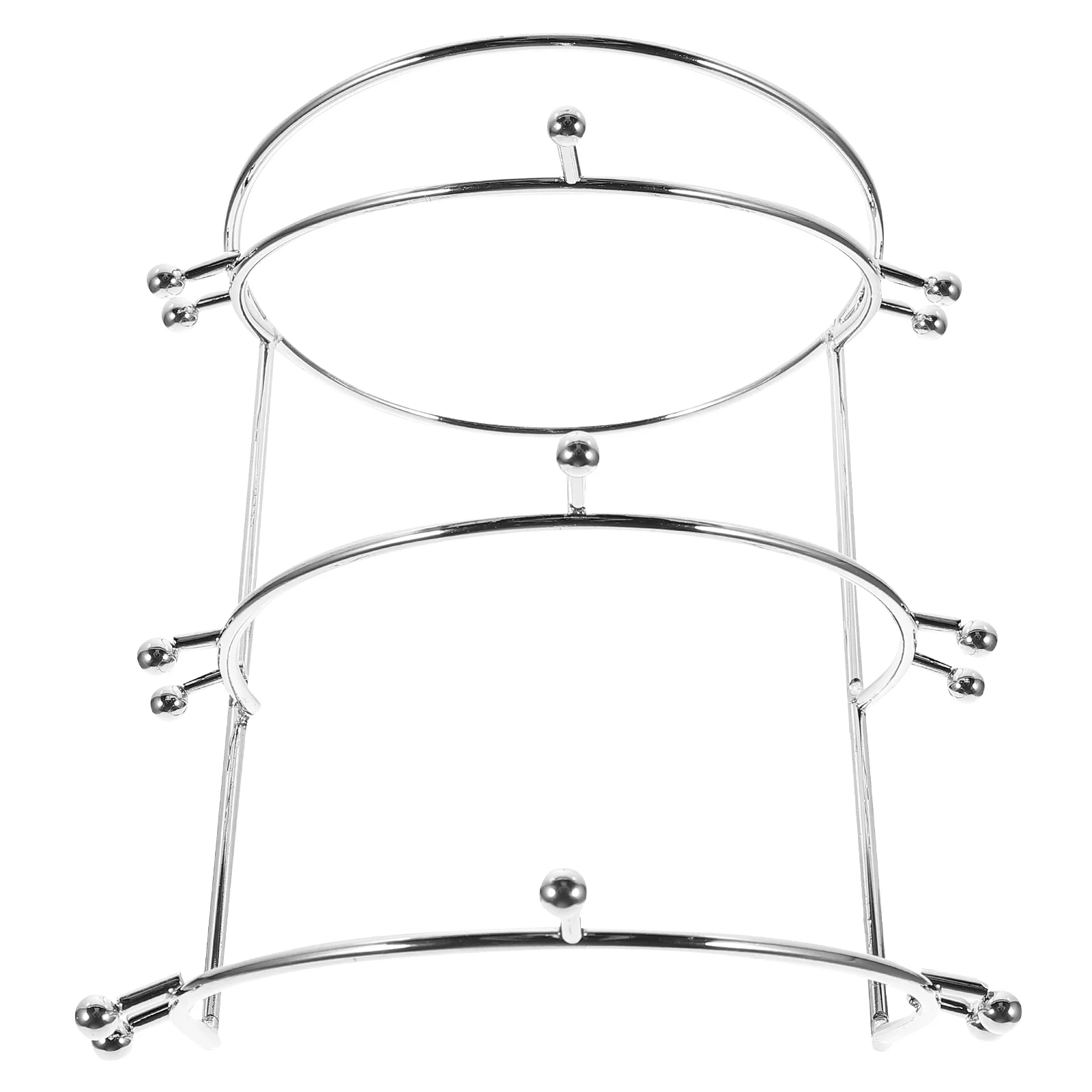 Triple Tier Gold Plated Bridal Tiara Headband Crown Display Stand Holder Storage Rack For Headpiece Hair Bride Stands