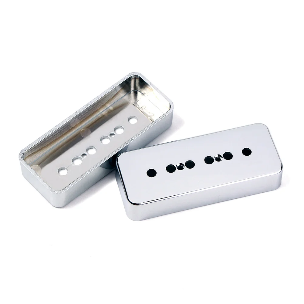 

Pair Of Soapbar Covers Nickel-Silver Guitar Bass Covers Pickup Cover For Neck Bridge Aged Look Bass Pickup Cover Pcs