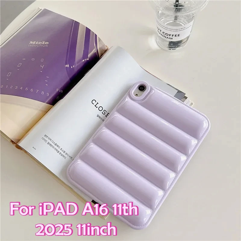 New for IPad 10th A16 2025 Case Mini 6 5 4 Case Air 5/4 3 Cover Pro 11 6th 5th 9.7 9th 8th 7th Generation Down Jacket Soft Cover