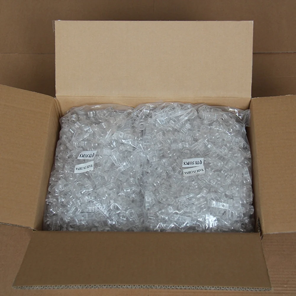 Atacado componentes de cortina de plástico corrente & cabo amarrar clipe para persianas cortina paredes acessórios decoração para casa parte