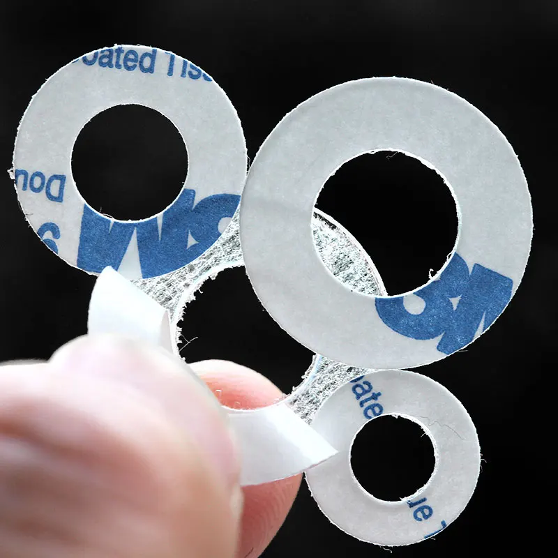 M2~M20 Single Sided Adhesive Backed PVC Transparent Flat Gasket  Adhesive Plastic Round Washer Insulating Hard Washer