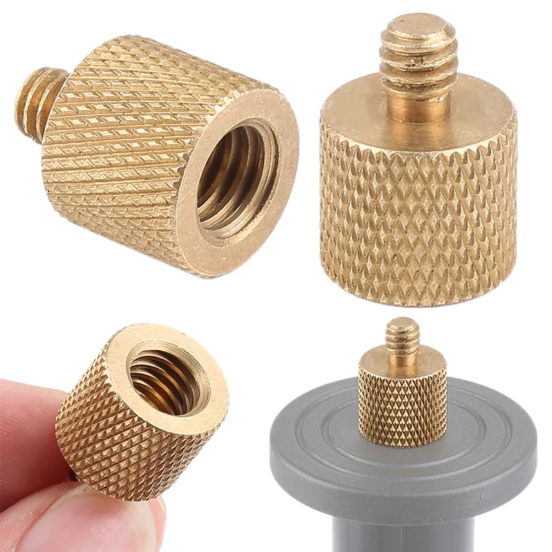 1~5PCS Universal Camera Screws Male Adapter Screw 1/4 To 3/8 Inch Mutual Conversion Brass Tripod Monopod Quick Mount Adapter