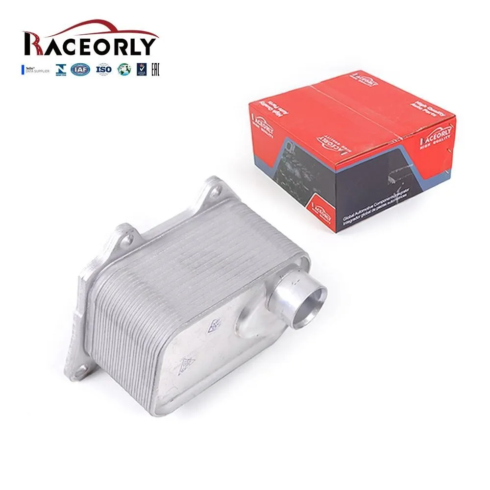 

RACEORLY Engine Oil Cooler For Audi A3 A4 A6 Q7 S3 TT VW Tiguan Golf 06L117021E