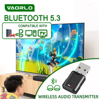 for PS5 PS4 TV Computer Bluetooth Headset Wireless Audio Transmitter Bluetooth 5.3 Audio Adapter Driver-free/Plug and Play
