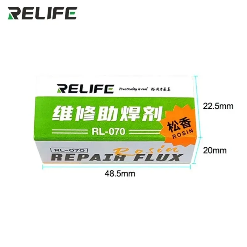 RELIFE RL-070 High Purity Rosin Soldering Flux Paste for Electronics PCB IC Chip BGA Repair High Performance Welding Tool image 6