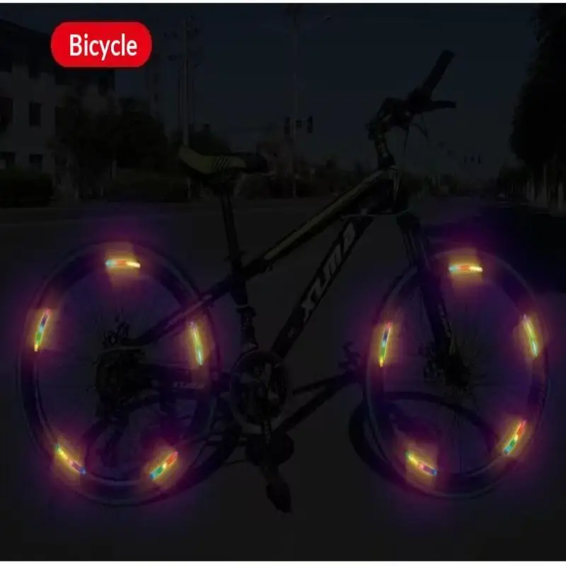20 Stück reflektierende Auto-Felgenaufkleber, wasserdicht, einfach anzubringende Aufkleber für Motorrad, Fahrrad, Auto, DIY, Außendekoration – Detail 11