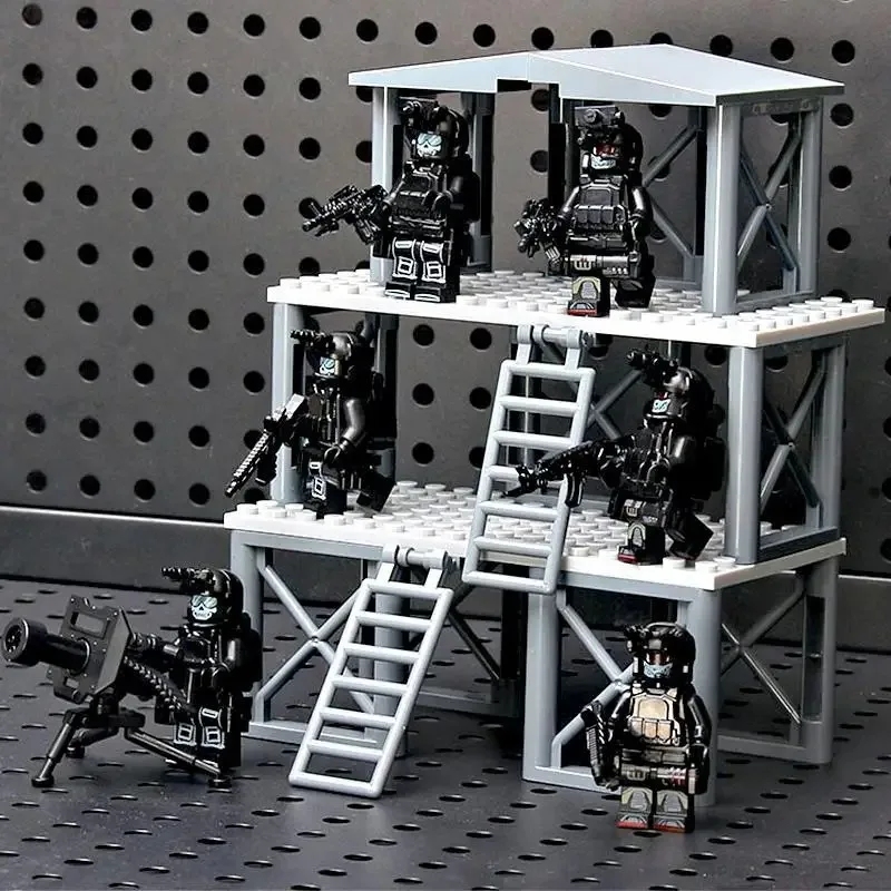 New building blocks Veyron Special Police Delta Special Forces children's toys mini humanoid doll Christmas birthday gift view 6