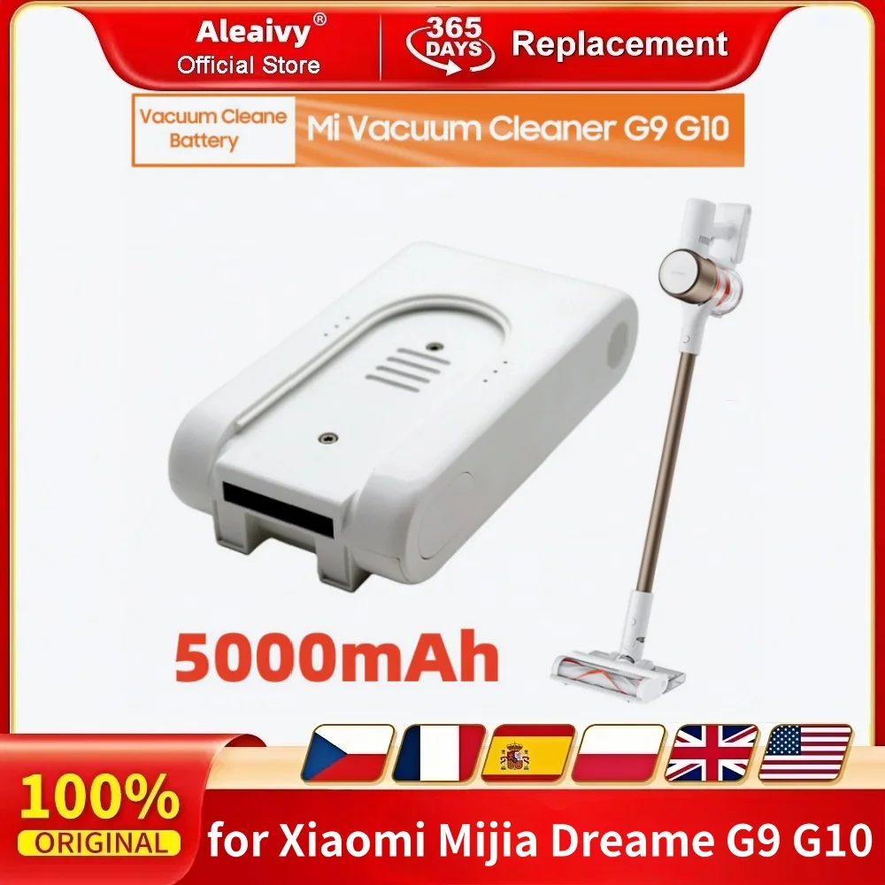 

Подходит для беспроводного пылесоса Xiaomi Mijia Dreame G9 G10 1SR10 с оригинальной литий-ионной аккумуляторной батареей 25,2 В.