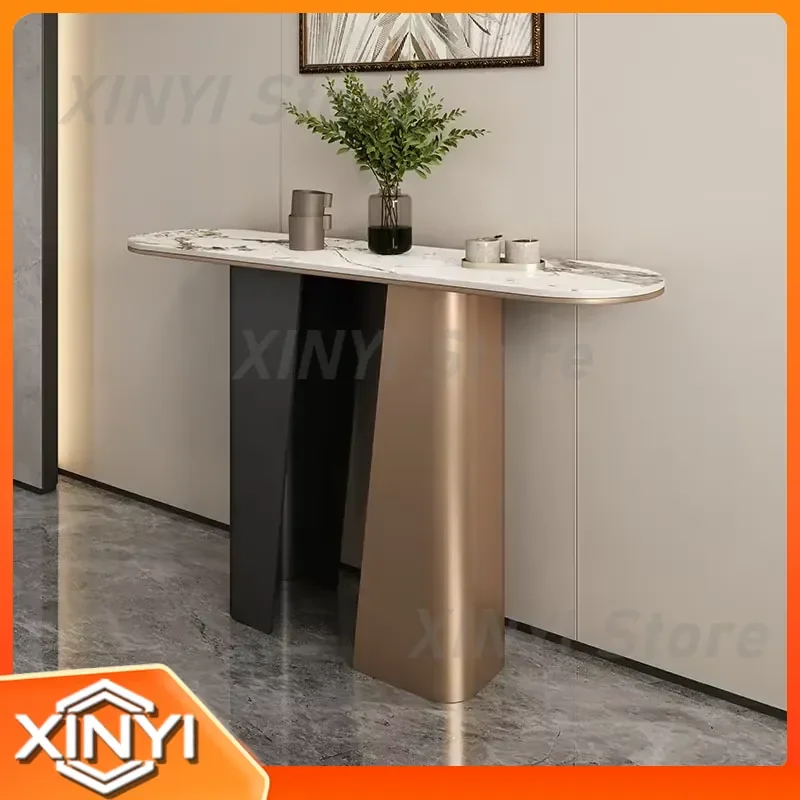 for Nordic Luxury Console Table for Modern Premium Trendy Design Storage Organizer Tisch Wohnzimmer Entrance Hall Furniture