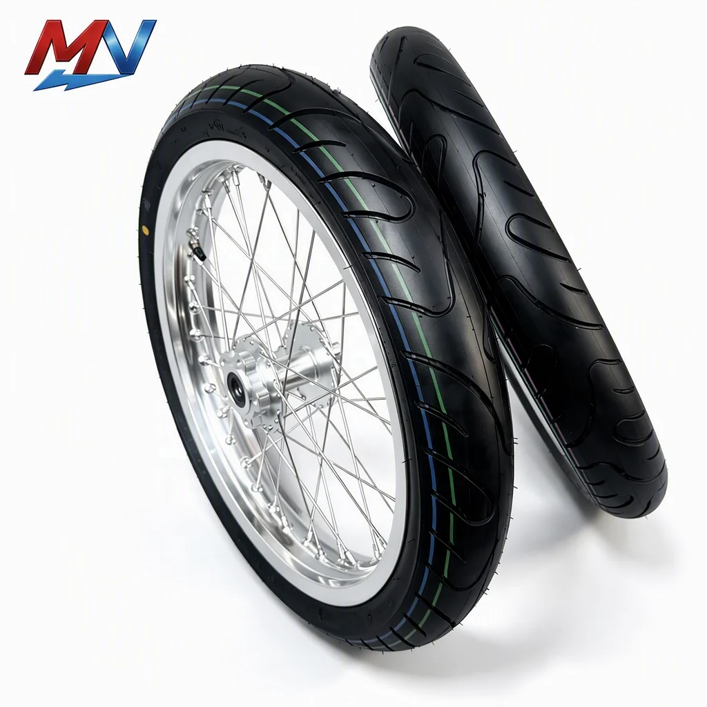 17 Inch Front Rear Supermoto Wheel Set 70/90-17 90/80-17 Tires For Surron Light Bee Talaria LBX Electric Dirt Bike