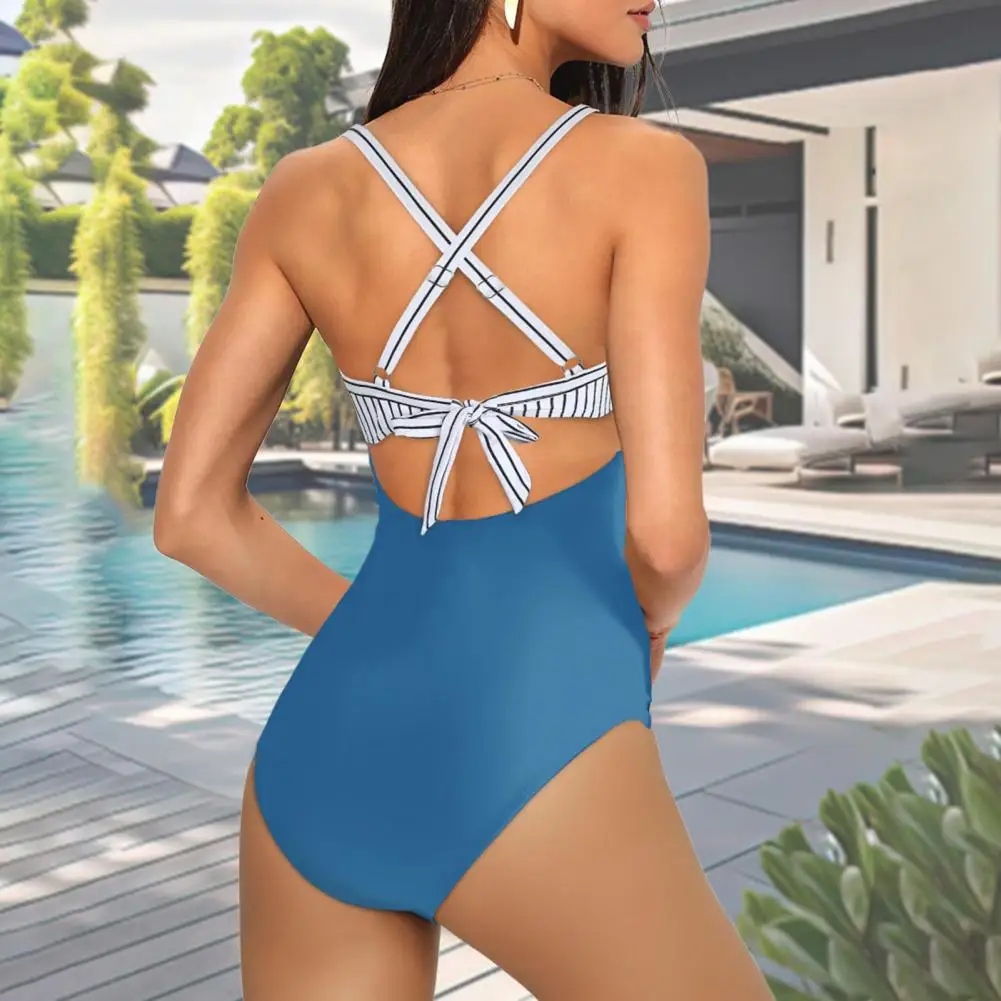 Sexy badpak Stijlvolle monokini-badpakken met buikcontrole voor dames Sexy uitgesneden badmode met zon Sneldrogende stof