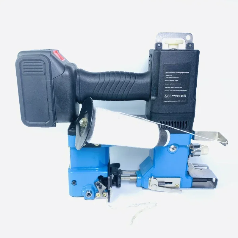 21V Portable Rechargeable Lithium Electric Bag Closer Sewing Machine Industrial Handheld Cordless Mini Overlock sewing machine H