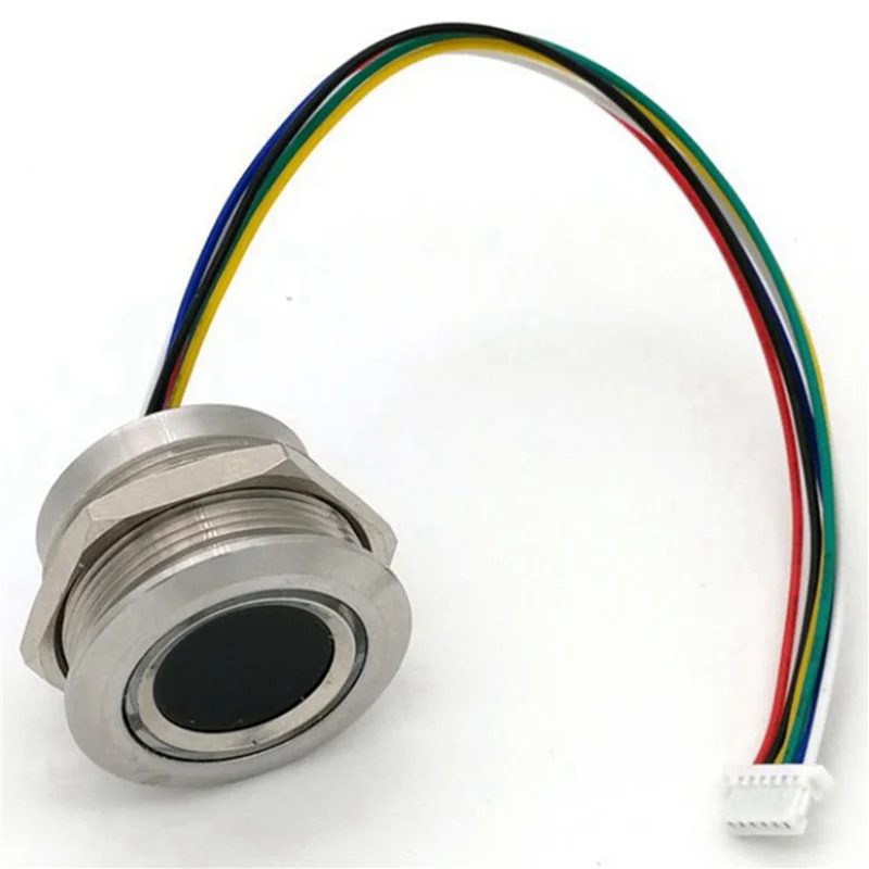 ABKQ-2X Scheda di controllo delle impronte digitali K216 + modulo di impronte digitali R503 Indicatore luminoso ad anello bicolore Controllo accessi