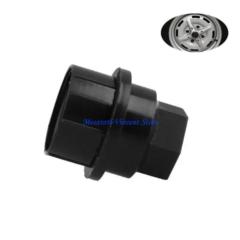 A70F 20 대 자동차 러그 너트 프로텍터 세트 24mm 트럭 휠 유지 보수에 적합한 방지 블랙 플라스틱 캡 15661036