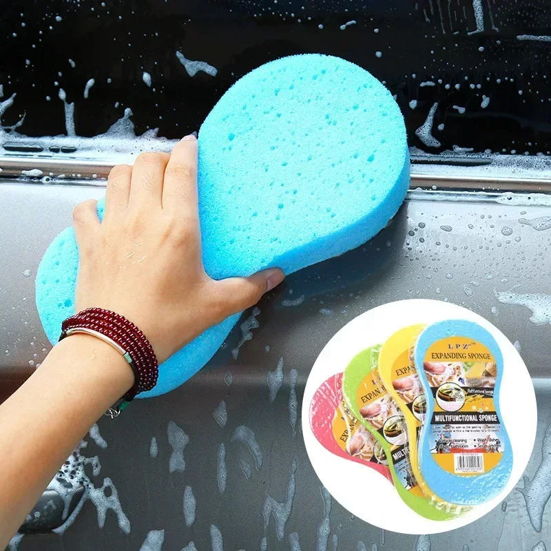 High density sponge block car washing and waxing tool car washing sponge large honeycomb cleaning accessories