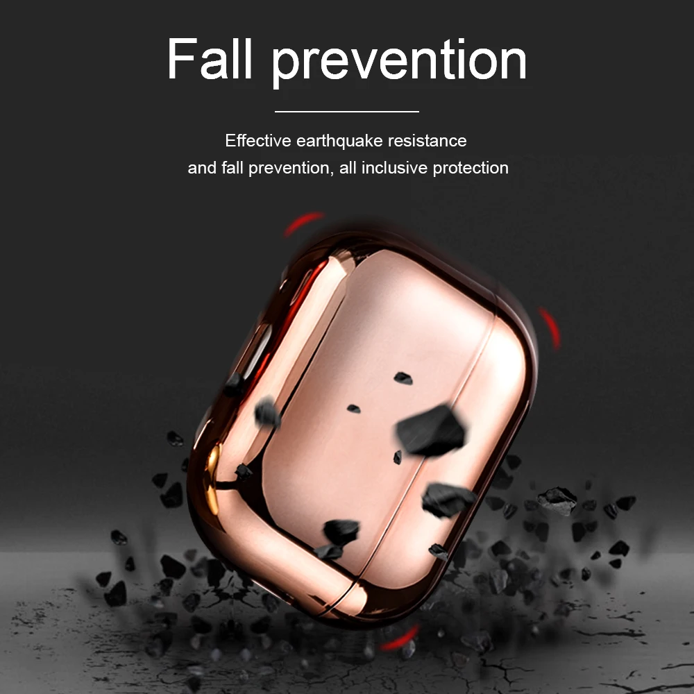 For AirPods Pro 2 Case Electroplate PC Earphone Case Pro USB C Shell Headphone Cover For Apple AirPods 3 Pro 2nd Generation 2022