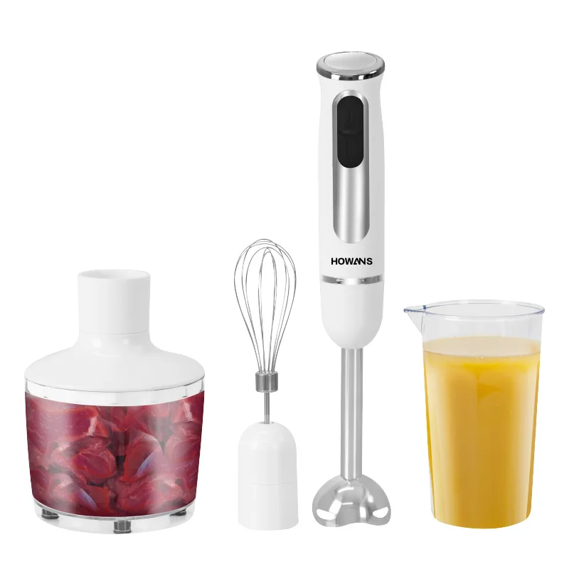 

House Hold Hand Blender Handheld Portable Blender Eggbeater Meat Grinder Food Mixer 600ML Fruit Juice Cup