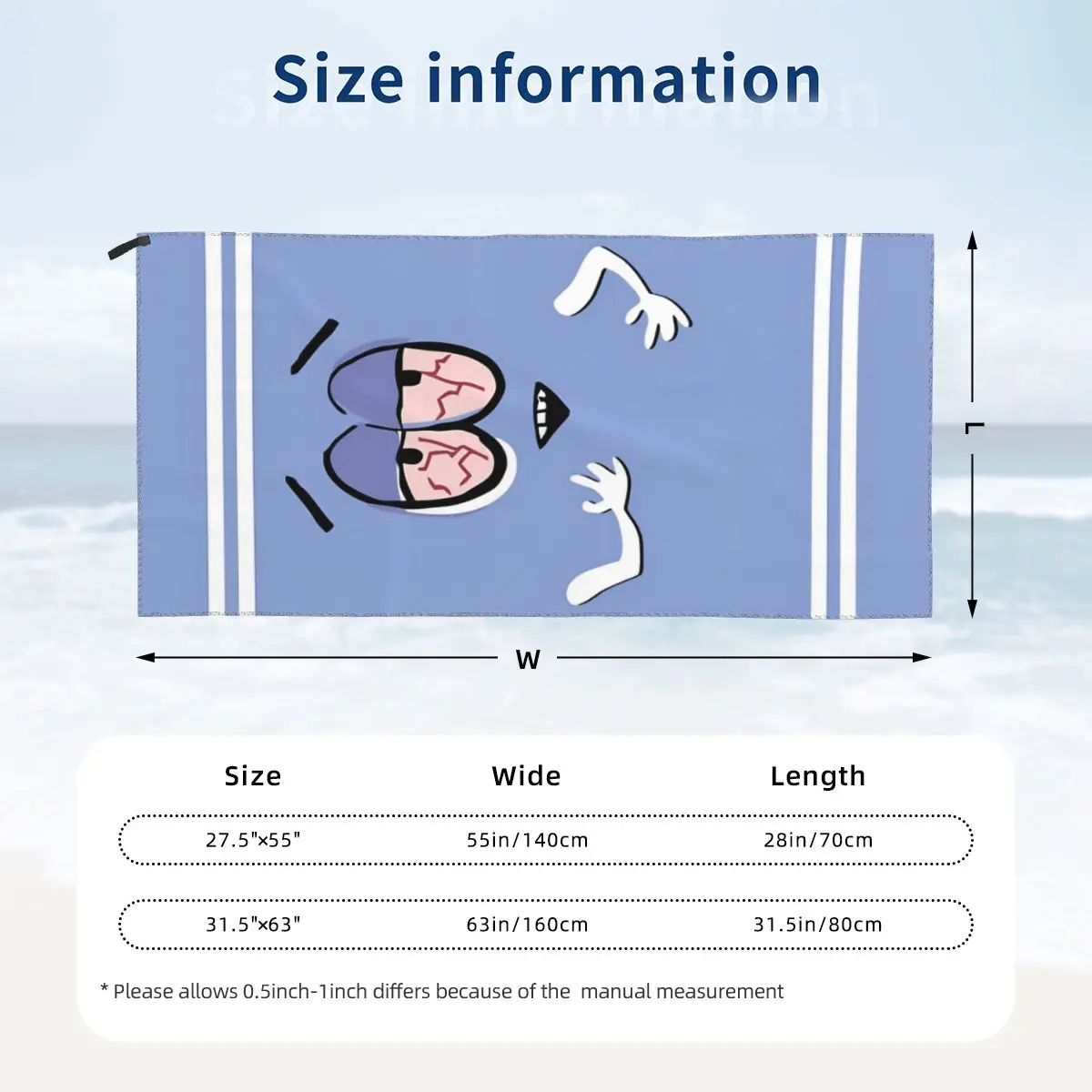 Cartoon Towelie Towel 2023 Summer Funny Microfiber Sea Beach Towel Sand Free Quick Dry Surf Towels