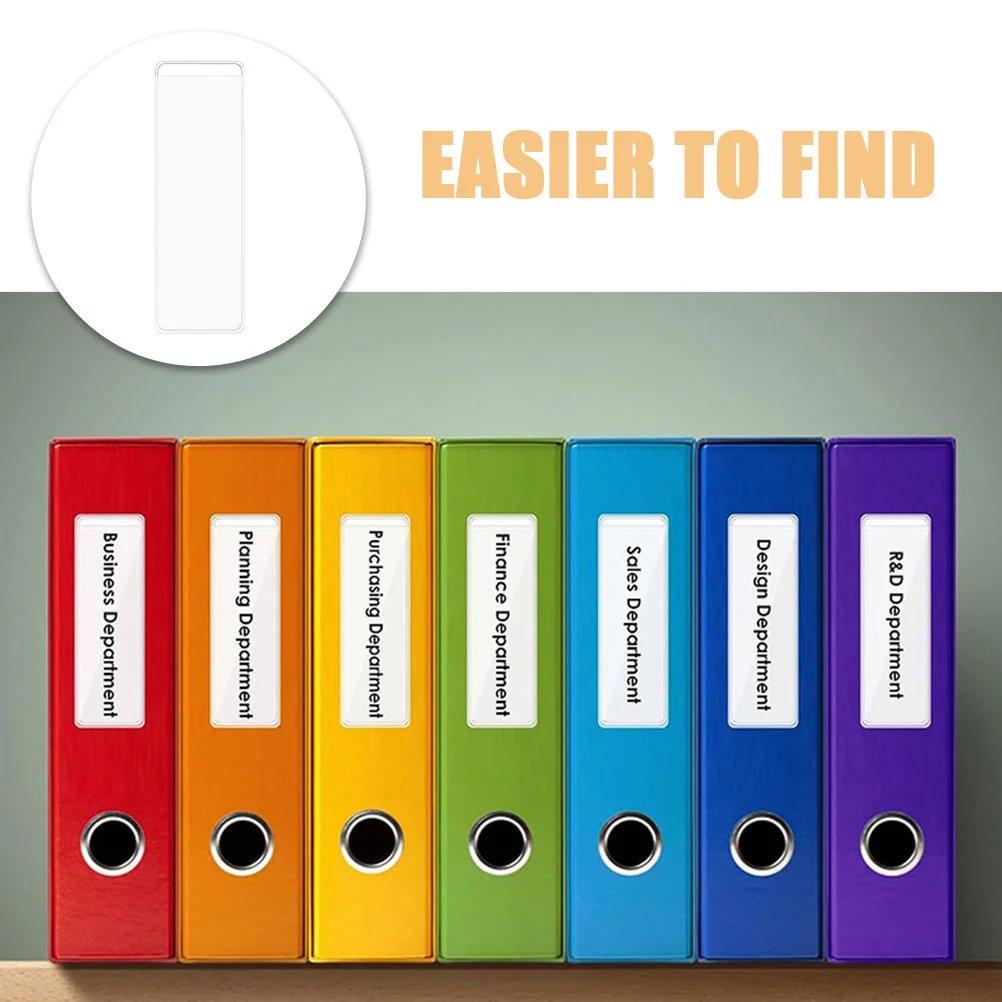 40 Sets Sticky Index Tab Credit Card Organizer Adhesive Pockets Clip Clear Sleeves Paper