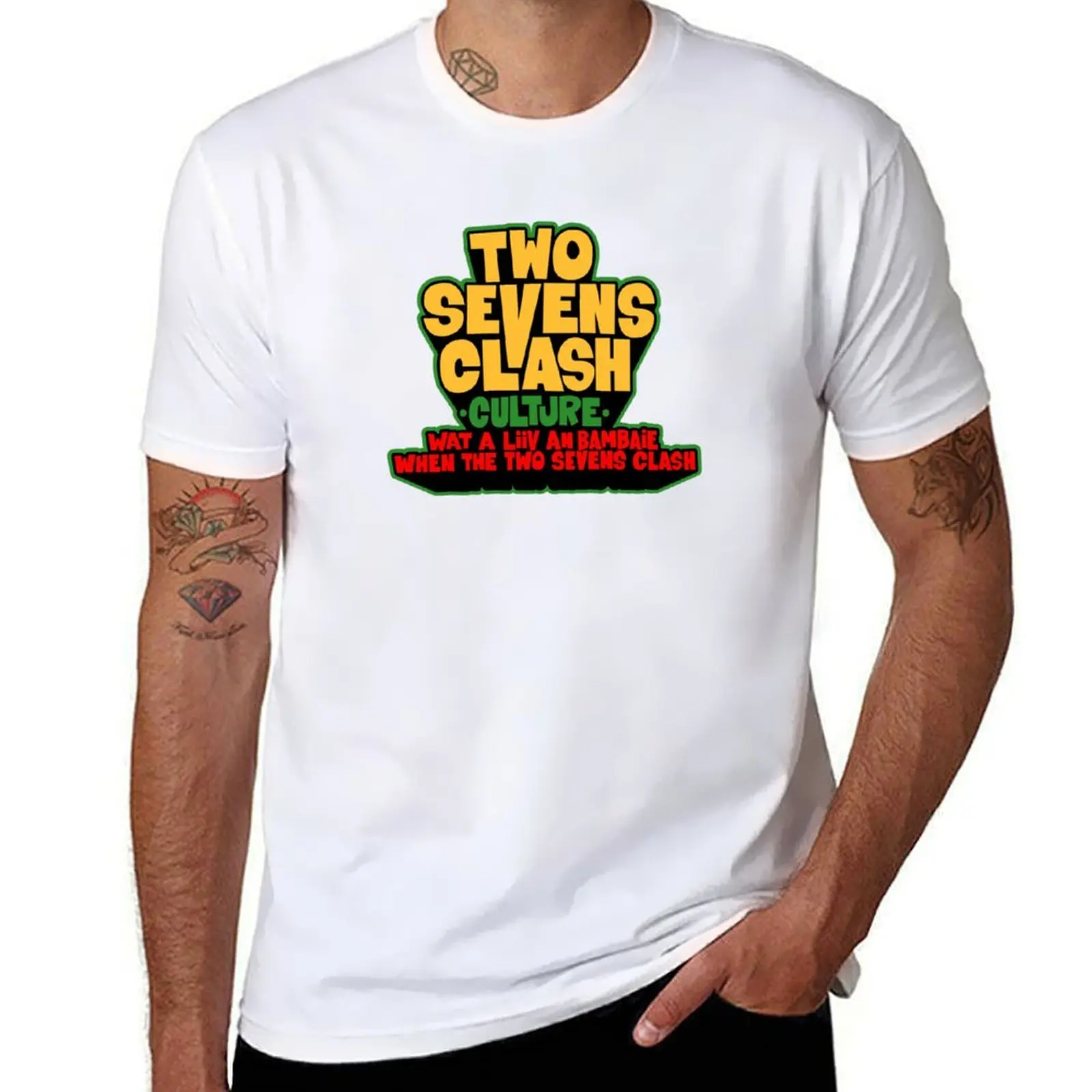 Culture - Two Sevens Clash Album - T-Shirt t shirts for man cotton funny man t shirt heavy cotton T-Shirt