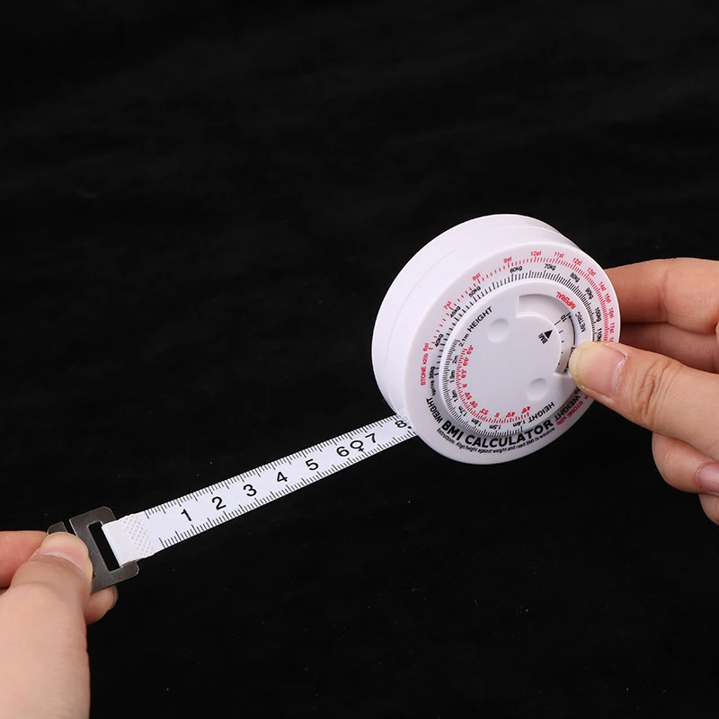 150cm Tape Calculator Diet Tape Measures Measuring Tools Measure Body Sewing Flexible Ruler BMI Body Mass Index Retractable Tape