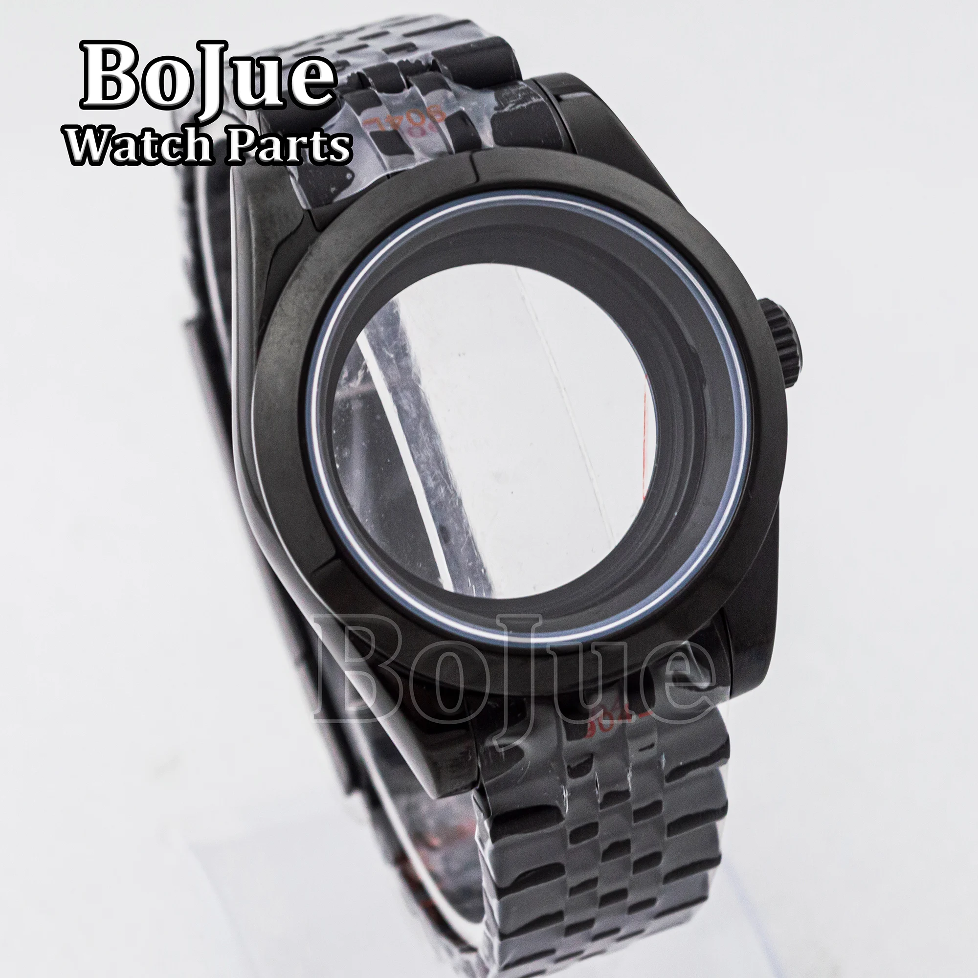 

Black PVD NH35 case oyster jubilee bracelet 36mm/39mm waterproof sapphire glass men watch for NH35/NH36 movement repair tool