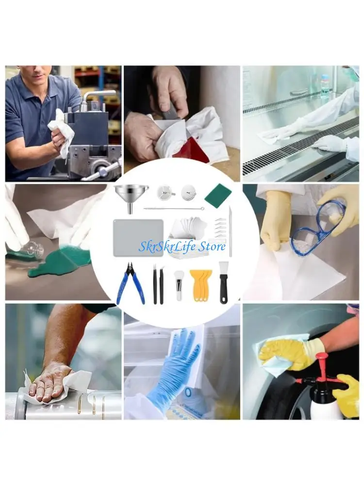 

E65E Воронка из нержавеющей стали для 3D-печати включает фильтр и щетку для легкой очистки