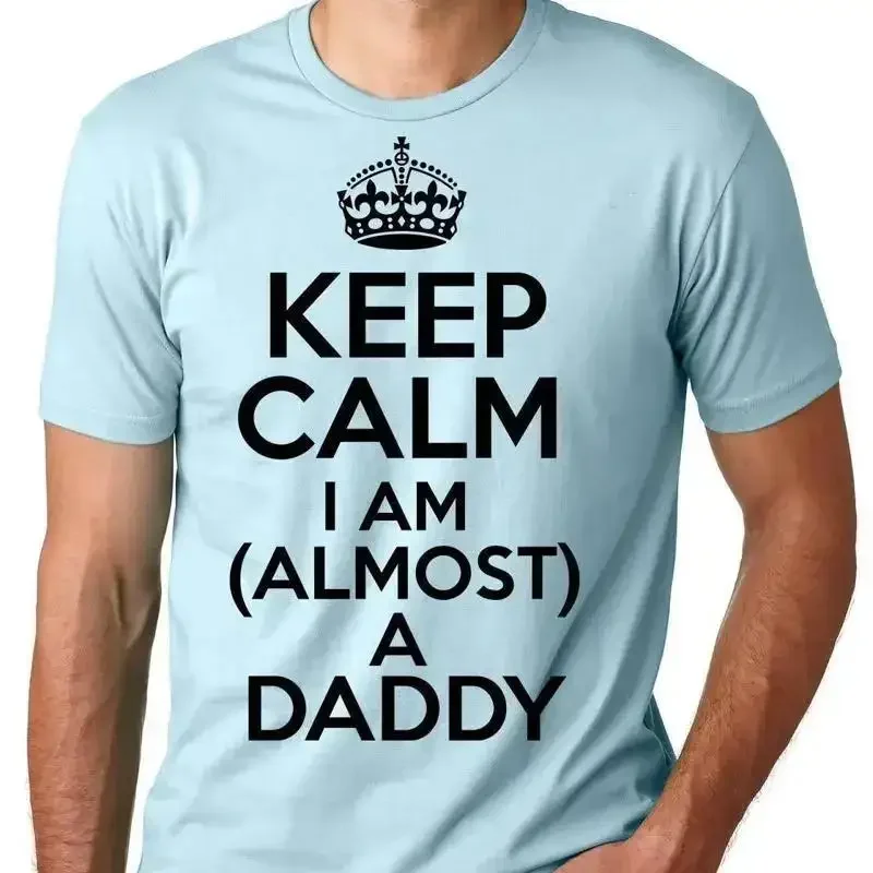 Almost A Daddy Future Father T Shirt Baby Announcement Shower