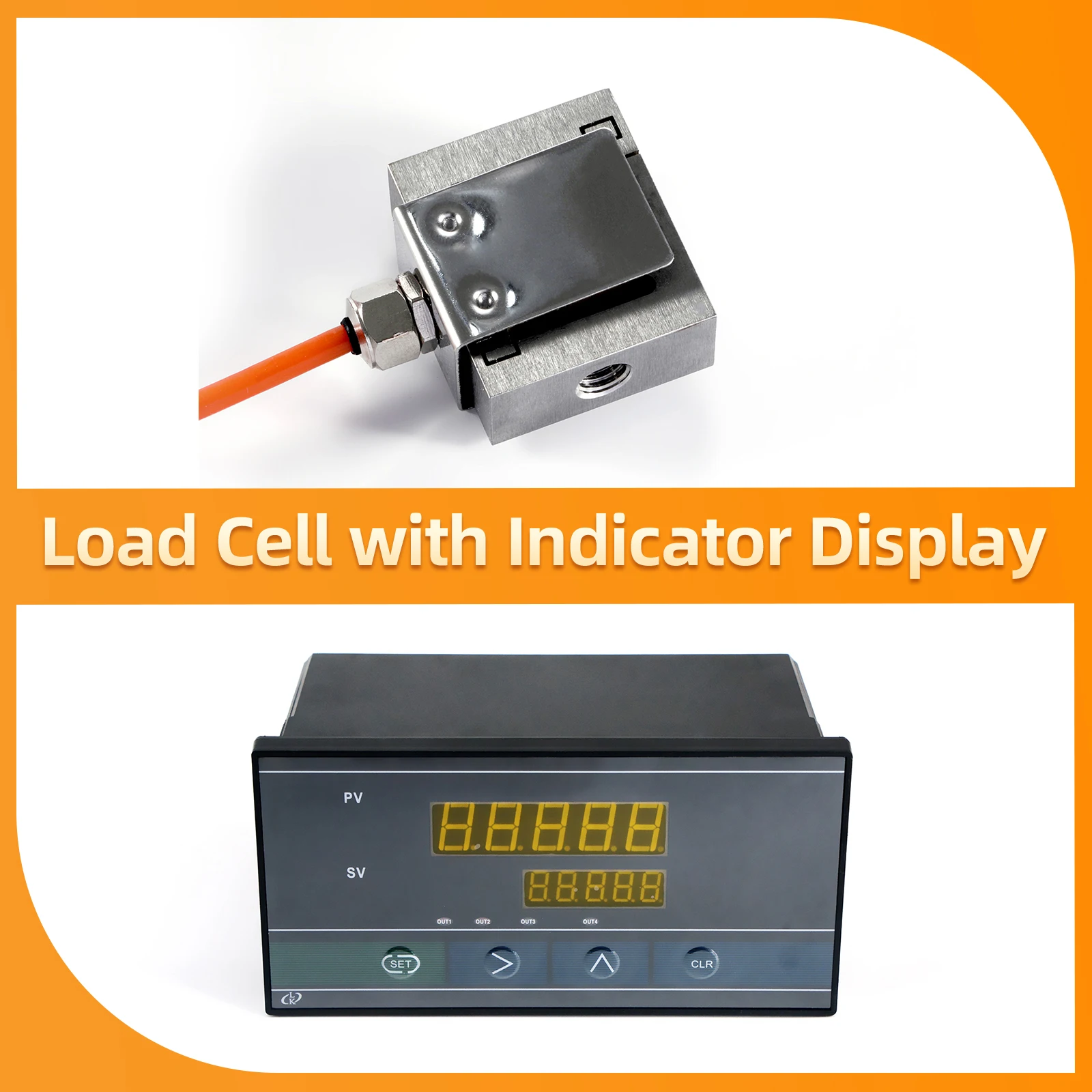 Sensor de celda de carga tipo Mini S con indicador, prueba de tensión de presión, Sensor de gravedad, Sensor de pesaje 5KG 10KG 20KG 30KG 50KG