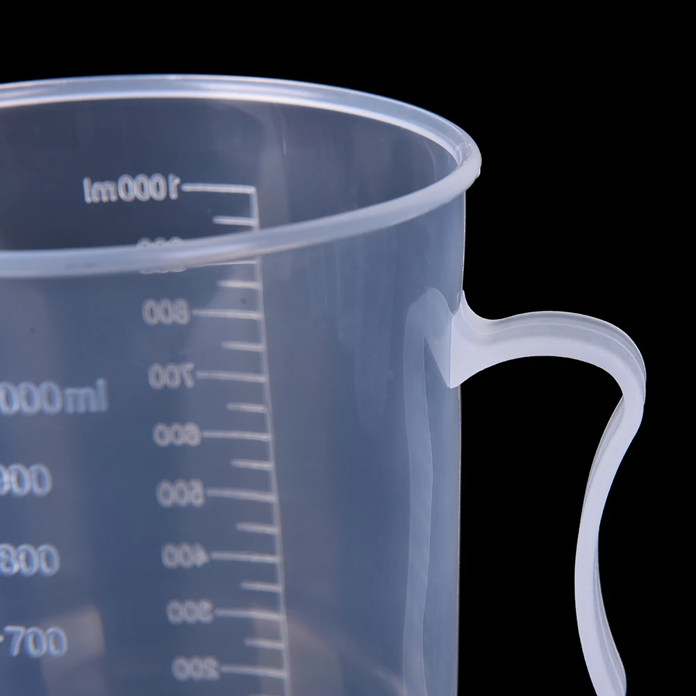 20ml / 30ml /50ml /300ml /500ml/1000ml Plastic Test Measuring Cups For Laboratory Supplies Liquid Graduated Container Beaker