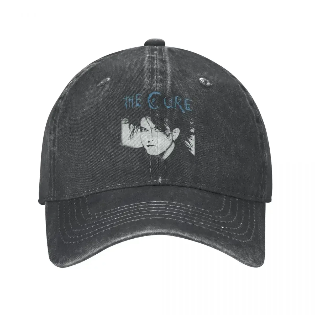 Cure Robert Smith1986 Unisex Style Baseball Cap Rock Distressed Washed Caps Hat Outdoor Activities Adjustable Fit Snapback Cap