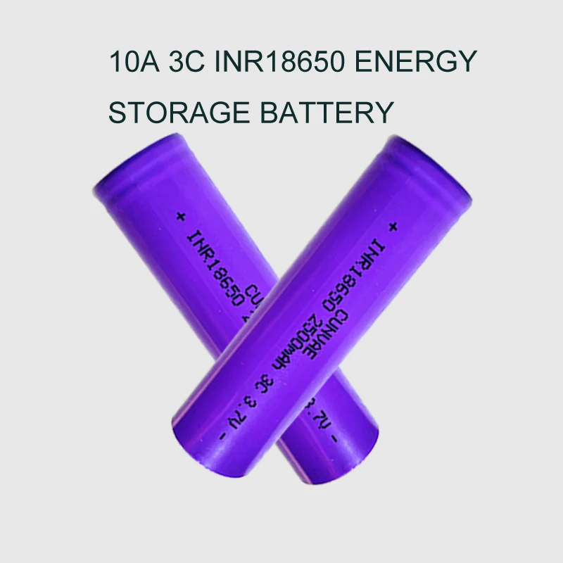 Actual capacity original power 18650 lithium battery 2500mAh 3.7v 10A high power INR18650 3C for electrical tools