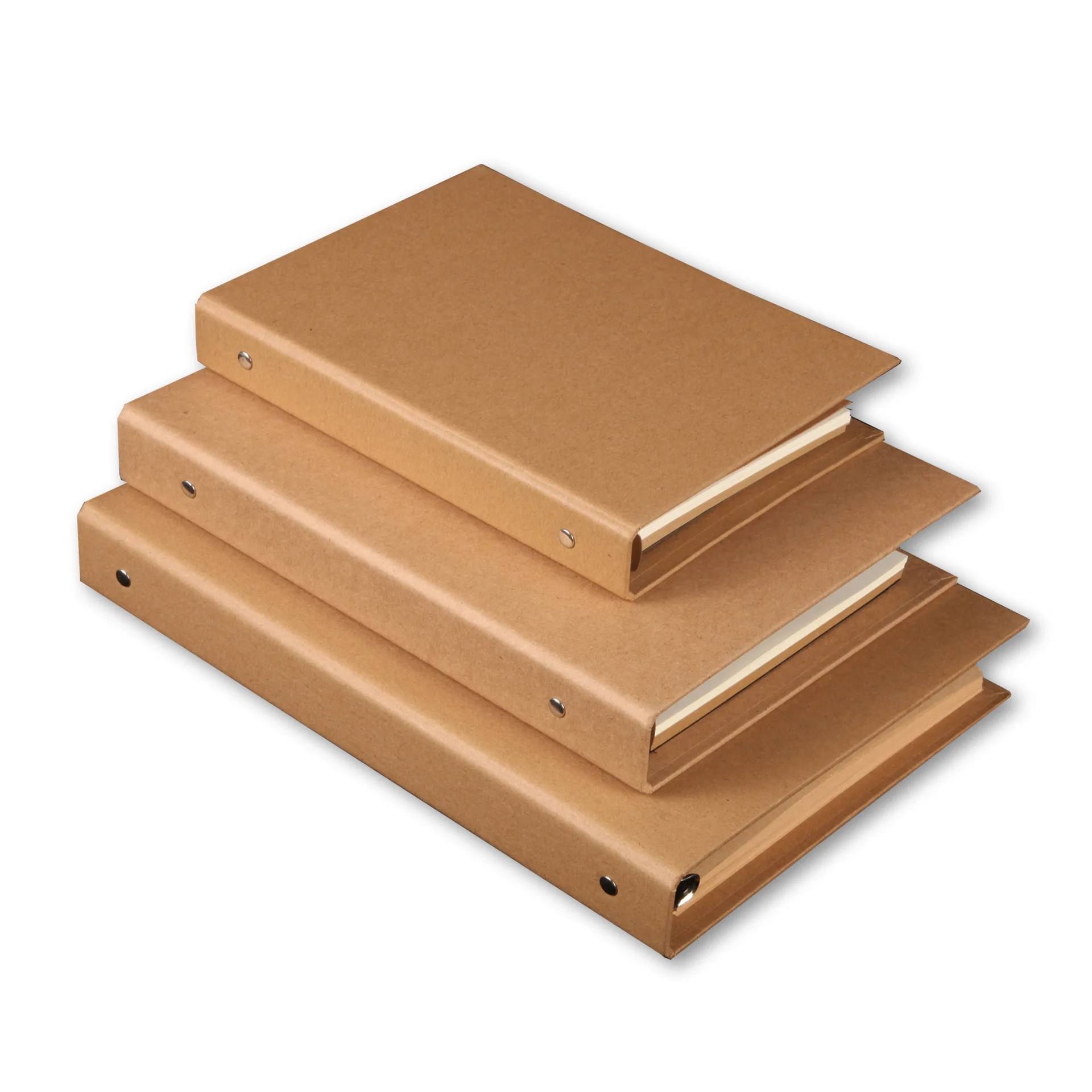 Vintage Kraft Loose-Leaf Book Cardboard Case A4DIY Cover A5 Detachable B5 Small Fresh Hand  Notes