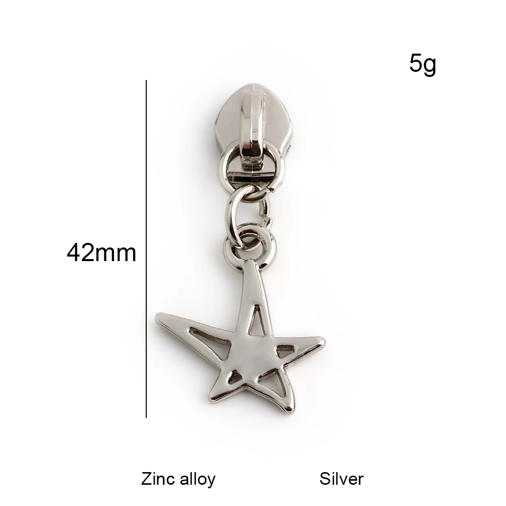 5-20-100pcs-forma-de-estrela-irregular-oca-5--deslizador-extrator-de-ziper-de-nylon-para-bolsa-de-substituicao-bolsa-jaqueta-acessorios-de-decoracao