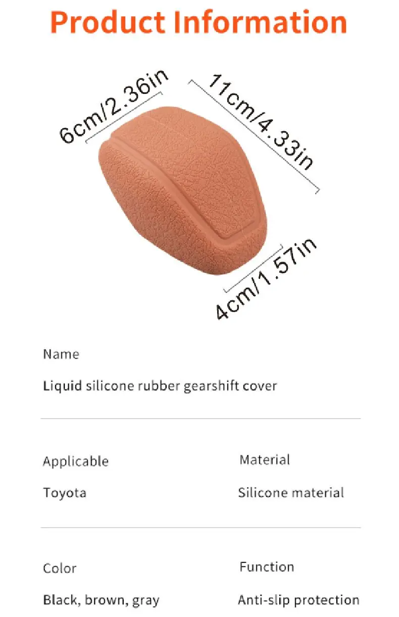 Schaltknauf-Abdeckung, verschleißfest, Schutzabdeckung, Zubehör für Corolla, RAV4, Highlander, Venza, Harrier, Camry, für Toyota – Detail 13