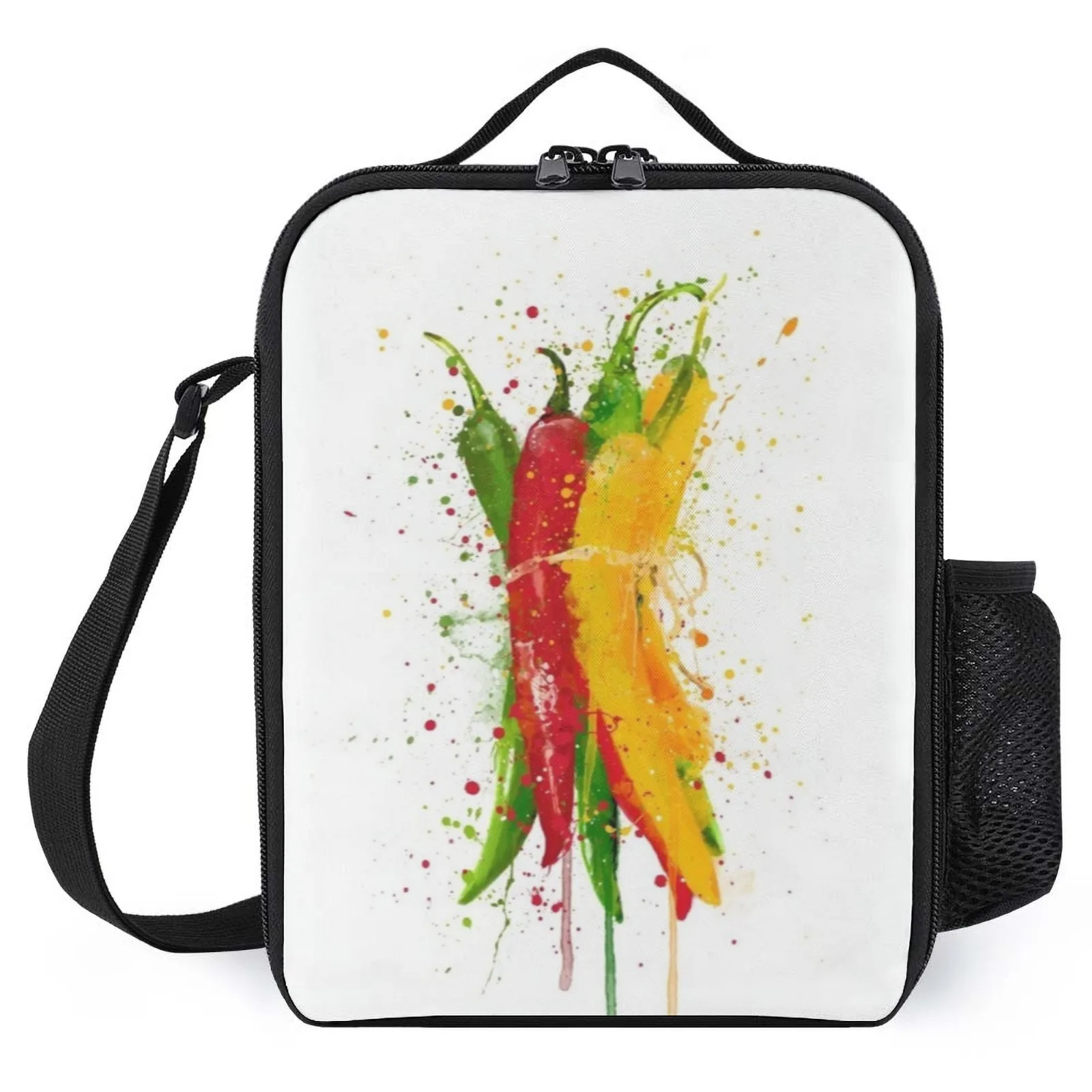 

Chilli Bunch Lonchera De Almuerzo Printed French School Teacher Gifts Thermal Lunch Bags Insulation Lunch Box Bag