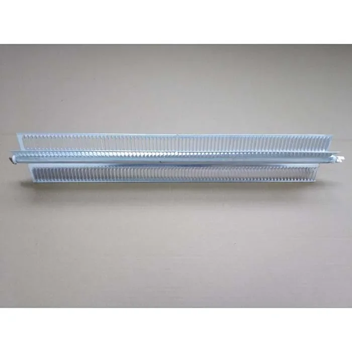 

617 мм 2000 Вт перекрестная нагревательная трубка X типа из чистого алюминия, встроенная электрическая нагревательная трубка, нагреватель, нагревательный элемент для плинтуса проволоки