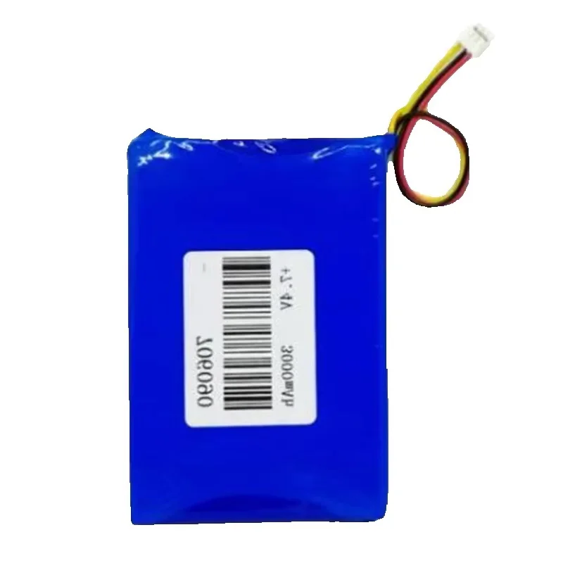 10Pcs/Lot 706090 7.4V 3000Mah Polymer Lithium Li-po Rechargeable Battery For DVD EVD
