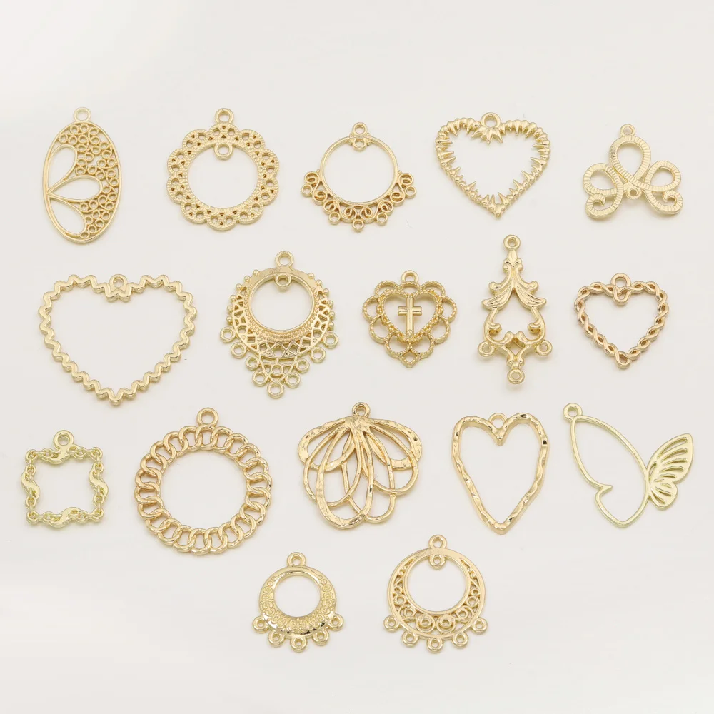 

Cordial Design 100Pcs Jewelry Findings & Components/Earrings Accessories/Pendant/DIY Connectors/Hand Made/Alloy Charms #194200