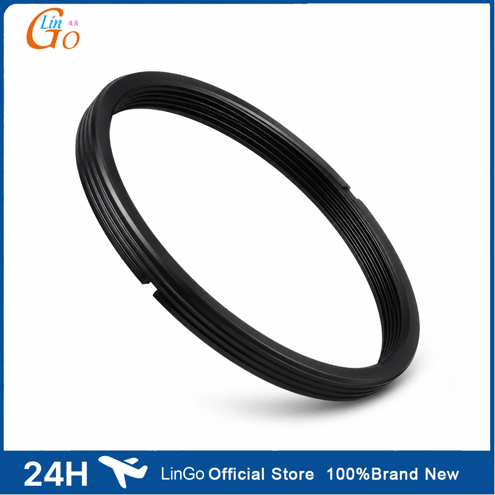 LinGo Metal M38x0.75mm to M42*1mm Thread Adapter Step Up Ring Adjustable Lens Converter Ring for Filter Camera Accessories