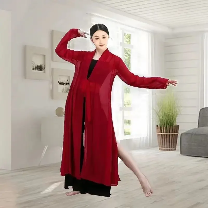 الشيفون الغنائي الجاز الحديثة البطن الباليه الرقص النساء زي هالوين الجنية كيب فستان الحفلات عباءة كرنفال شال ملون #4