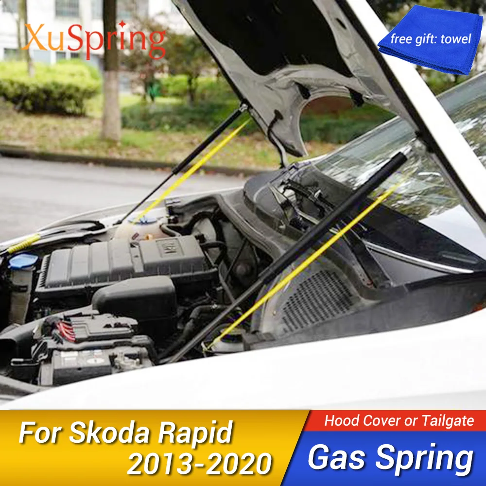 Pokrywa maski samochodu rozpórki bary pręt hydrauliczny wiosna Shock podnoszenia wsparcie dla Skoda Rapid 2013 2014 2015 2016 2017 2018 2019 2020